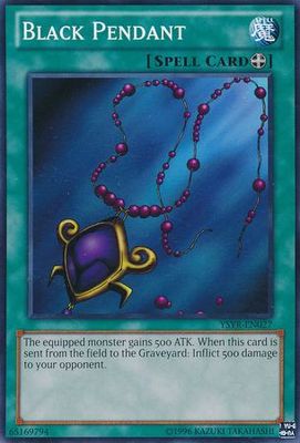 Black Pendant - YSYR-EN027 - Common Unlimited Starter Deck: Yugi Reloaded Unlimited Singles