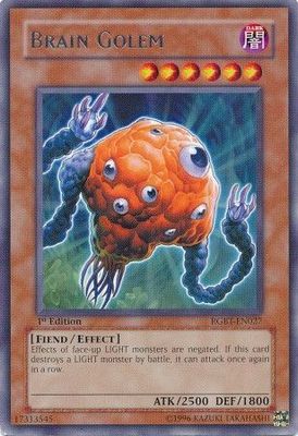 Brain Golem - RGBT-EN027 - Rare 1st Edition Raging Battles [RGBT] 1st Edition Singles