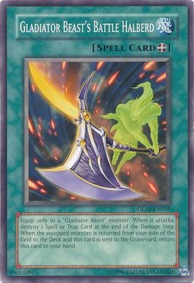 Gladiator Beast&#39;s Battle Halberd - GLAS-EN055 - Common Unlimited Gladiator&#39;s Assault [GLAS] Unlimited Singles