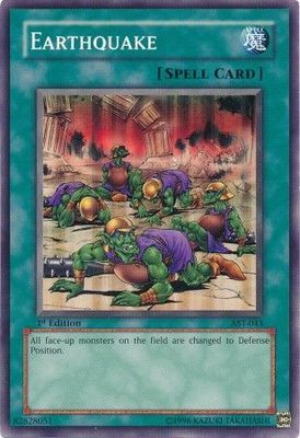 Earthquake - AST-043 - Common 1st Edition Ancient Sanctuary [AST] 1st Edition Singles