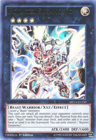 Bujintei Susanowo - MP14-EN100 - Ultra Rare 1st Edition Yu-Gi-Oh! 2014 Mega-Tins Singles