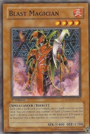 Blast Magician - SDSC-EN014 - Common 1st Edition Structure Deck: Spellcaster&#39;s Command 1st Edition Singles