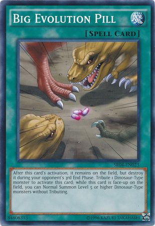 Big Evolution Pill - SR04-EN023 - Common Unlimited Structure Deck: Dinosmasher&#39;s Fury Unlimited Singles (espanol)