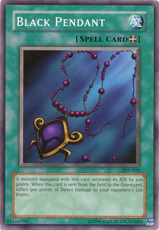 Black Pendant - SDP-025 - Common Unlimited Starter Deck: Pegasus [SDP] Unlimited Singles