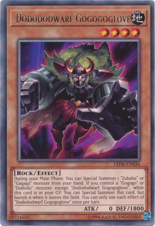 Dodododwarf Gogogoglove - LED6-EN036 - Rare Unlimited Legendary Duelists: Magical Hero Unlimited Singles