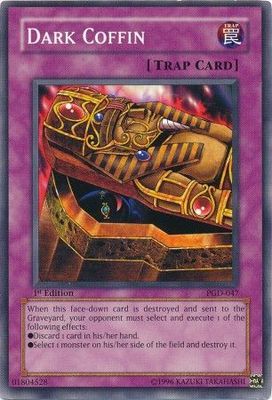 Dark Coffin - PGD-047 - Common 1st Edition Pharaonic Guardian [PGD] 1st Edition Singles
