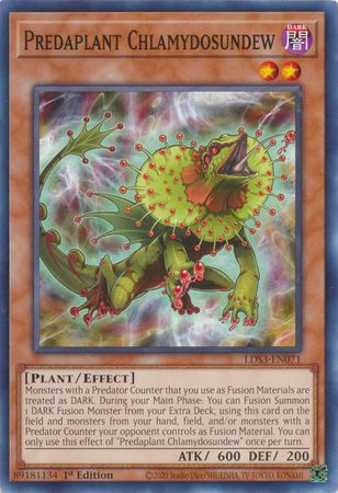 Predaplant Chlamydosundew - LDS3-EN071 - Common 1st Edition Legendary Duelists: Season 3 [LDS3] 1st Edition Singles