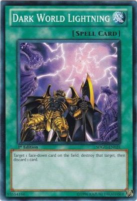 Dark World Lightning - SDGU-EN024 - Common 1st Edition Structure Deck: Gates of the Underworld 1st Edition Singles