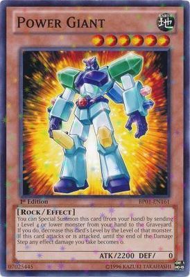 Power Giant - BP01-EN161 - Starfoil Rare 1st Edition Battle Pack: Epic Dawn 1st Edition Starfoil Singles