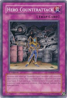 Hero Counterattack - DP06-EN023 - Common 1st Edition Duelist Pack: Jaden Yuki 3 1st Edition Singles