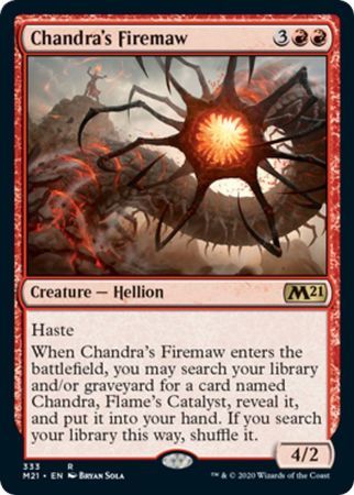 Chandra&#39;s Firemaw 333 - Planeswalker Deck Magic 2021 (M21) Singles