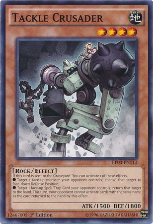 Tackle Crusader - BP03-EN113 - Common 1st Edition Battle Pack 3: Monster League 1st Edition Singles