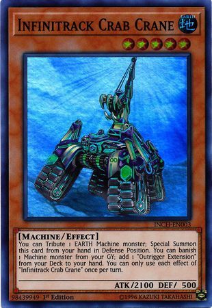 Infinitrack Crab Crane - INCH-EN003 - Super Rare 1st Edition The Infinity Chasers Singles