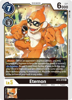 Etemon - Release Special Booster (BT01-03) Release Special Booster