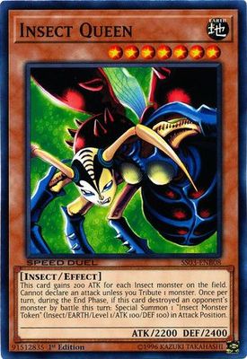 Insect Queen - SS03-ENB08 - Common 1st Edition Speed Duel Starter Decks: Ultimate Predators Singles (español)