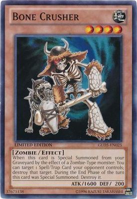 Bone Crusher - GLD5-EN025 - Common Gold Series 5: Haunted Mine [GLD5]