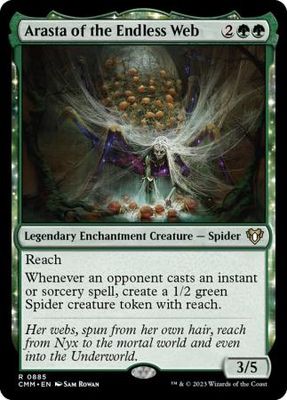 Arasta of the Endless Web 0885 Commander Masters Singles