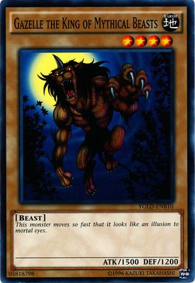 Gazelle the King of Mythical Beasts - YGLD-ENB10 - Common Unlimited Yugi&#39;s Battle City Deck Unlimited (YGLD-ENB)