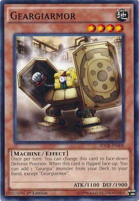 Geargiarmor - SDGR-EN008 - Common 1st Edition Structure Deck: Geargia Rampage SDGR 1st Edition Singles