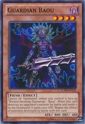 Guardian Baou - LCYW-EN132 - Common Unlimited Legendary Collection 3: Yugi&#39;s World Unlimited Singles