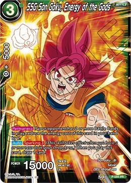 SSG Son Goku, Energy of the Gods (Special Pack Set 6) - Promotion Cards (PR) Promotion Cards