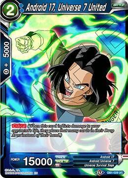 Android 17, Universe 7 United - Draft Box 04 - Dragon Brawl (DB1) Draft Box 04 - Dragon Brawl