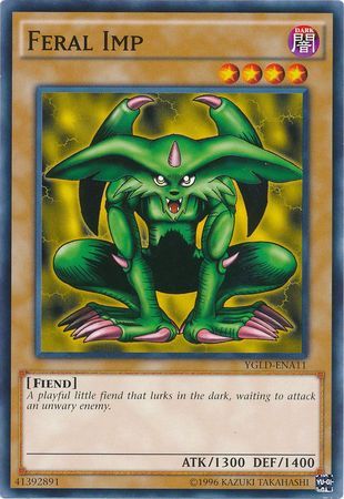 Feral Imp - YGLD-ENA11 - Common Unlimited Yugi&#39;s Exodia Deck Unlimited (YGLD-ENA)