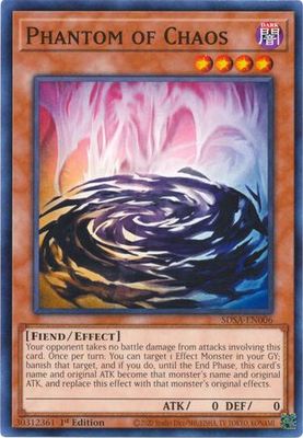 Phantom of Chaos - SDSA-EN006 - Common 1st Edition Structure Deck: Sacred Beasts 1st Edition Singles
