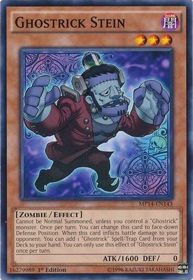 Ghostrick Stein - MP14-EN143 - Common 1st Edition Yu-Gi-Oh! 2014 Mega-Tins Singles