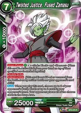Twisted Justice, Fused Zamasu - Cross Worlds (DBS-B03) Cross Worlds