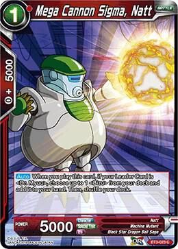 Mega Cannon Sigma, Natt - Cross Worlds (DBS-B03) Cross Worlds