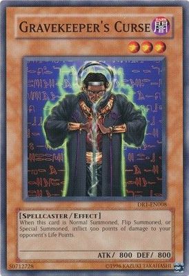 Gravekeeper&#39;s Curse - DR1-EN008 - Common Dark Revelation 1 DR1