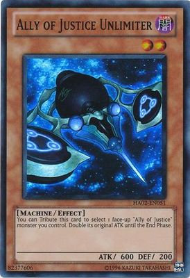 Ally of Justice Unlimiter - HA02-EN051 - Super Rare Unlimited Hidden Arsenal 2 [HA02] Unlimited Singles