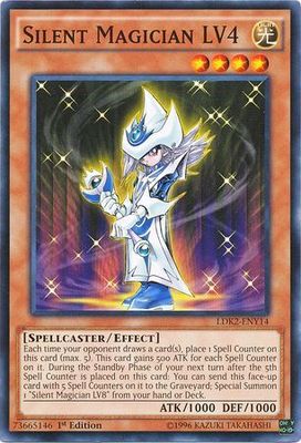 Silent Magician LV4 - LDK2-ENY14 - Common 1st Edition Legendary Decks II - Yugi
