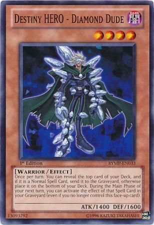 Destiny Hero - Diamond Dude - RYMP-EN033 - Common 1st Edition Ra Yellow Mega Pack 1st Edition Singles