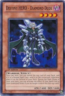 Destiny Hero - Diamond Dude - RYMP-EN033 - Common 1st Edition Ra Yellow Mega Pack 1st Edition Singles