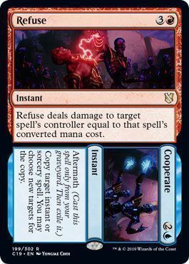 Refuse // Cooperate 199/302 Commander 2019 Singles