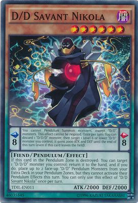 D/D Savant Nikola - TDIL-EN011 - Common Unlimited The Dark Illusion Unlimited Singles (espanol)