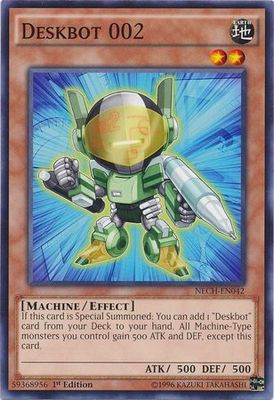 Deskbot 002 - NECH-EN042 - Common 1st Edition The New Challengers (NECH) 1st Edition Singles