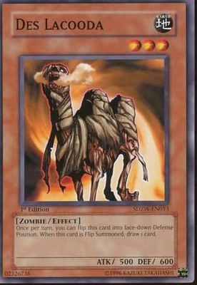 Des Lacooda - SDZW-EN013 - Common 1st Edition Structure Deck: Zombie World 1st Edition Singles