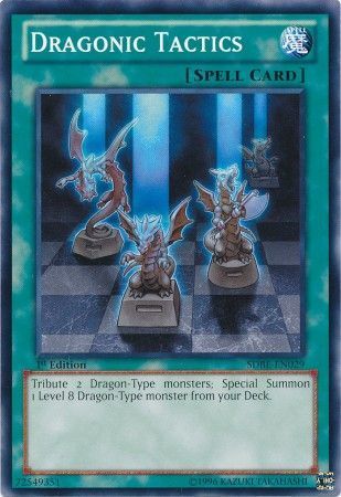Dragonic Tactics - SDBE-EN029 - Common 1st Edition Saga of Blue-Eyes White Dragon 1st Edition Singles