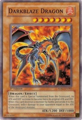 Darkblaze Dragon - SDRL-EN002 - Common 1st Edition Structure Deck: Rise of the Dragon Lord 1st Edition Singles