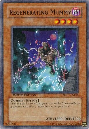 Regenerating Mummy - GLD1-EN018 - Common Gold Series 1 (2008) [GLD1]