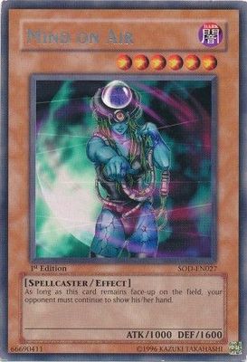 Mind on Air - SOD-EN027 - Rare 1st Edition Soul of the Duelist [SOD] 1st Edition Singles