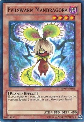 Evilswarm Mandragora - HA07-EN015 - Super Rare Unlimited Hidden Arsenal 7: Knight of Stars Unlimited Singles