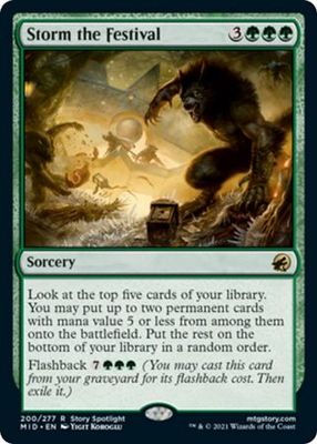 Storm the Festival 200/277 Innistrad: Midnight Hunt Singles