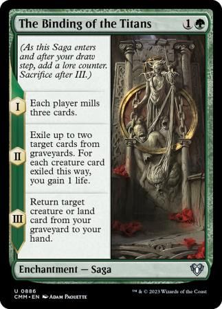 The Binding of the Titans 0886 Commander Masters Singles