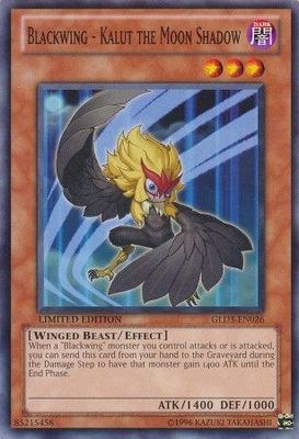 Blackwing - Kalut the Moon Shadow - GLD3-EN026 - Common Gold Series 3 (2010) [GLD3]
