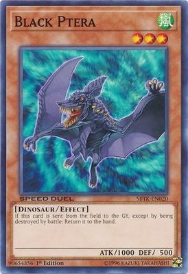 Black Ptera - SBTK-EN020 - Common 1st Edition Speed Duel: Trials of the Kingdom Singles (espanol)