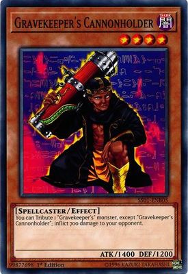 Gravekeeper&#39;s Cannonholder - SS01-ENB05 - Common 1st Edition Speed Duel Starter Decks: Destiny Masters Singles